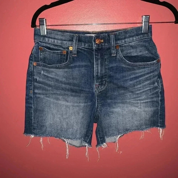 Madewell High Rise Denim Shorts - Picture 1 of 7